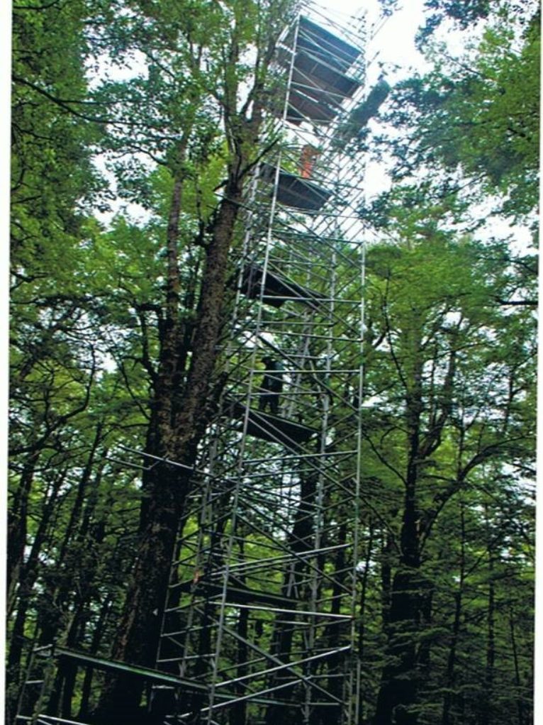 2 0m Square tower used for filming in Queenstown